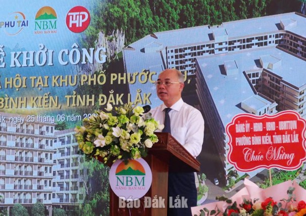 Khởi công Dự án Nhà ở xã hội quy mô 690 căn hộ tại phường Bình Kiến2